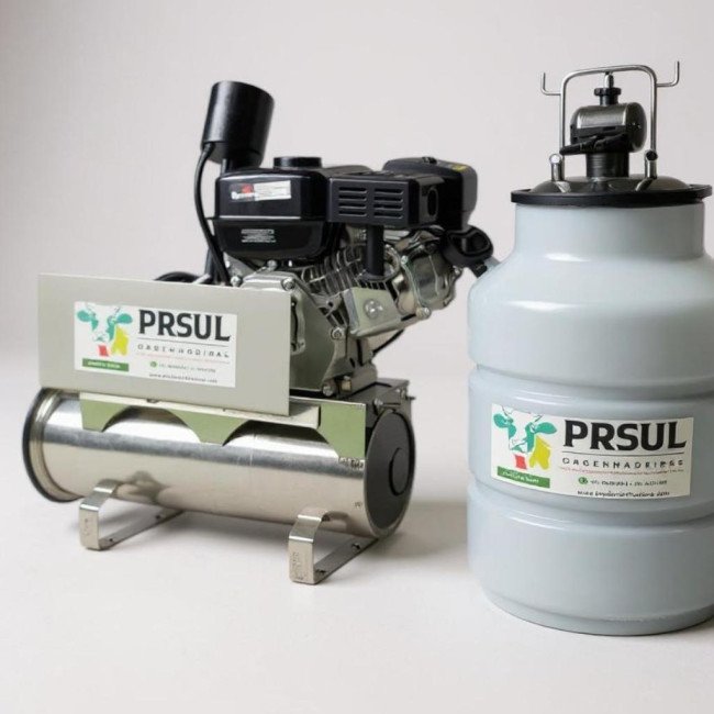 Ordenhadeira fixa BV 300 lt com motor a gasolina