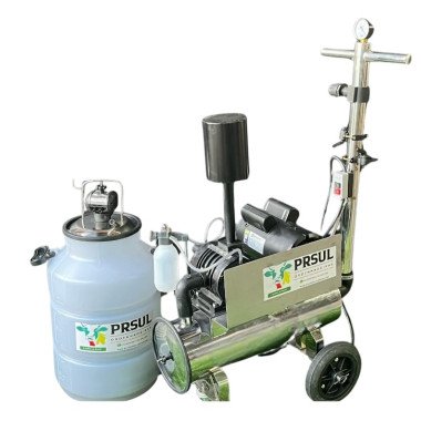 Ordenhadeira de carrinho prática BV 300 lt para Cabras