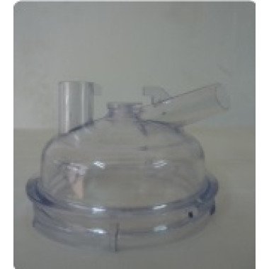 Tampa acrílica do coletor 400cc (sem borrachas)